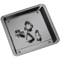 Kaiser - Regulowana forma do pieczenia + 4 wykrawacze