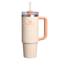 STANLEY - Kubek termiczny - Quencher H2.O FlowState™ Tumbler - 0,89 l - Apricot Palms