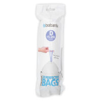 BRABANTIA 246760 - PerfectFit Bags - Worki na śmieci rozmiar D - 15-20 l - 20 szt.