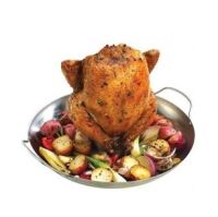 GRILL PRO - Stojak na kurczaka + wok