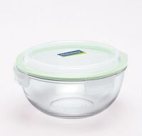 GLASSLOCK - Mixing Bowl - Szklana misa 1.000 ml - zielona