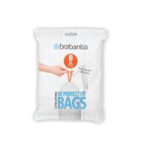 BRABANTIA - PerfectFit Bags - Worki na śmieci rozmiar B - 5 l - 60 szt.