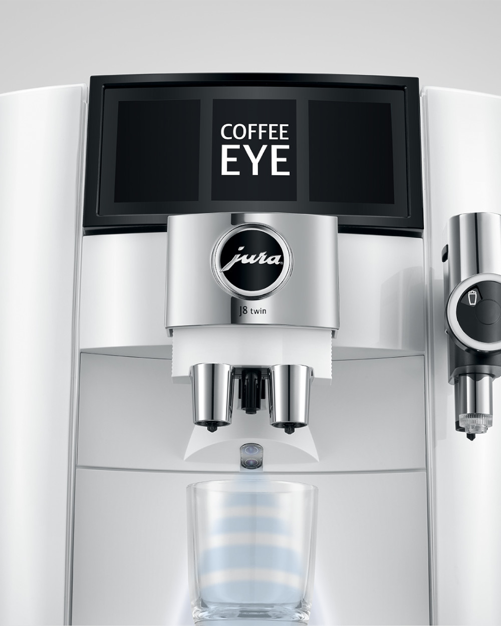 Jura J8 Twin Diamond White (EA) Coffee Eye